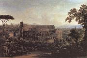 unknow artist, A View in rome.the colosseum